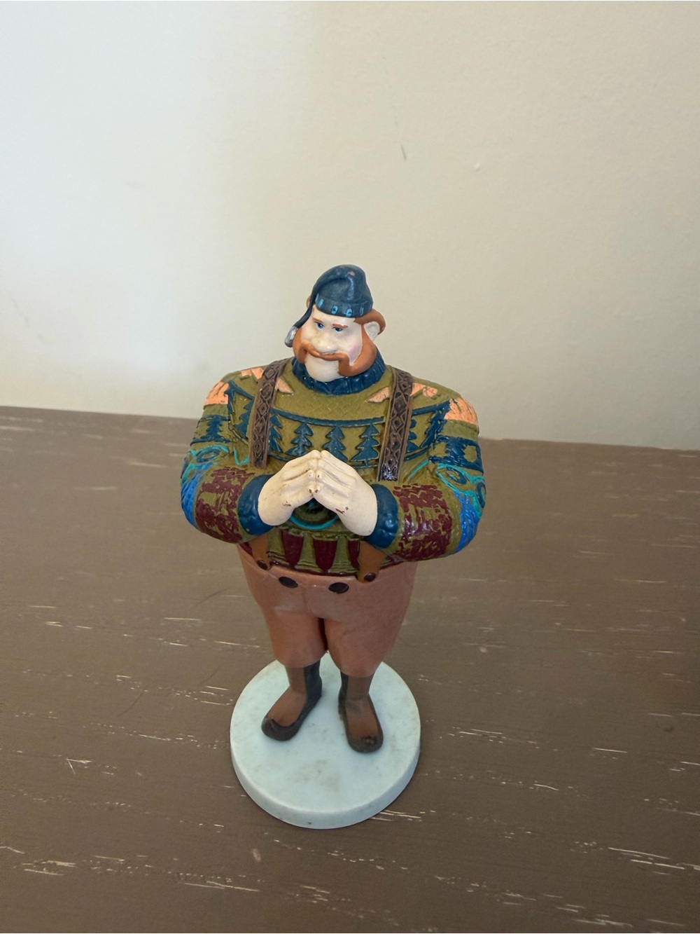 Zara Multicolor Sweater Figurine with Blue Cap